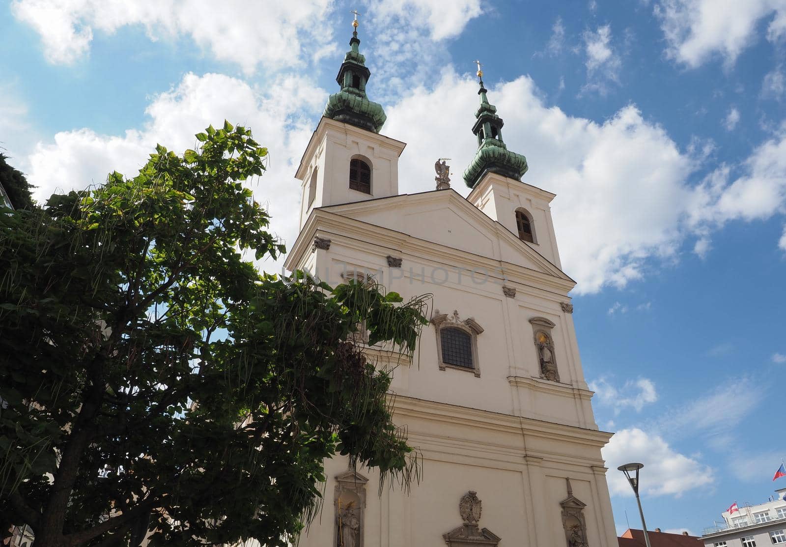Kostel svateho Michala translation Church of Saint Michael in Brno, Czech Republic