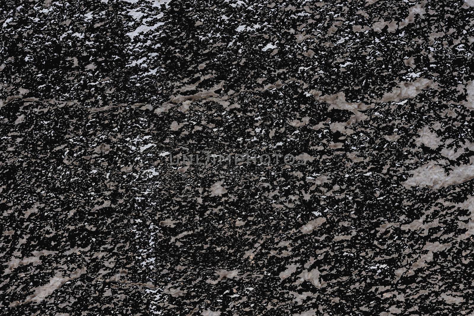 Abstract texture of black paint on the wall. by gelog67