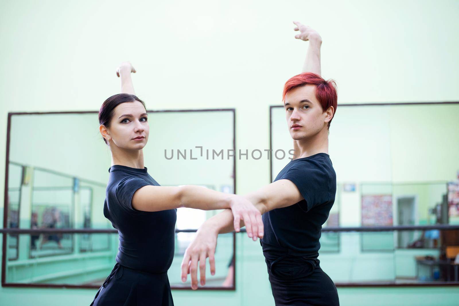 Professional ballet, confident people