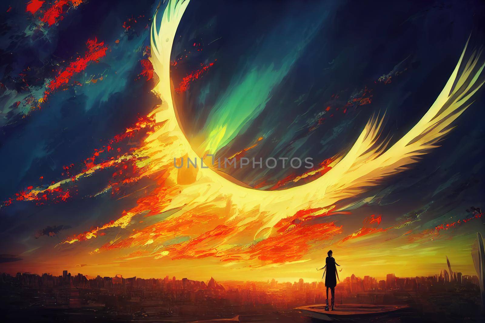 anime style, Penajam Paser Utara Move the capital to kalimantan The zero point of nusantara the new capital city of Indonesia. 2d illustration