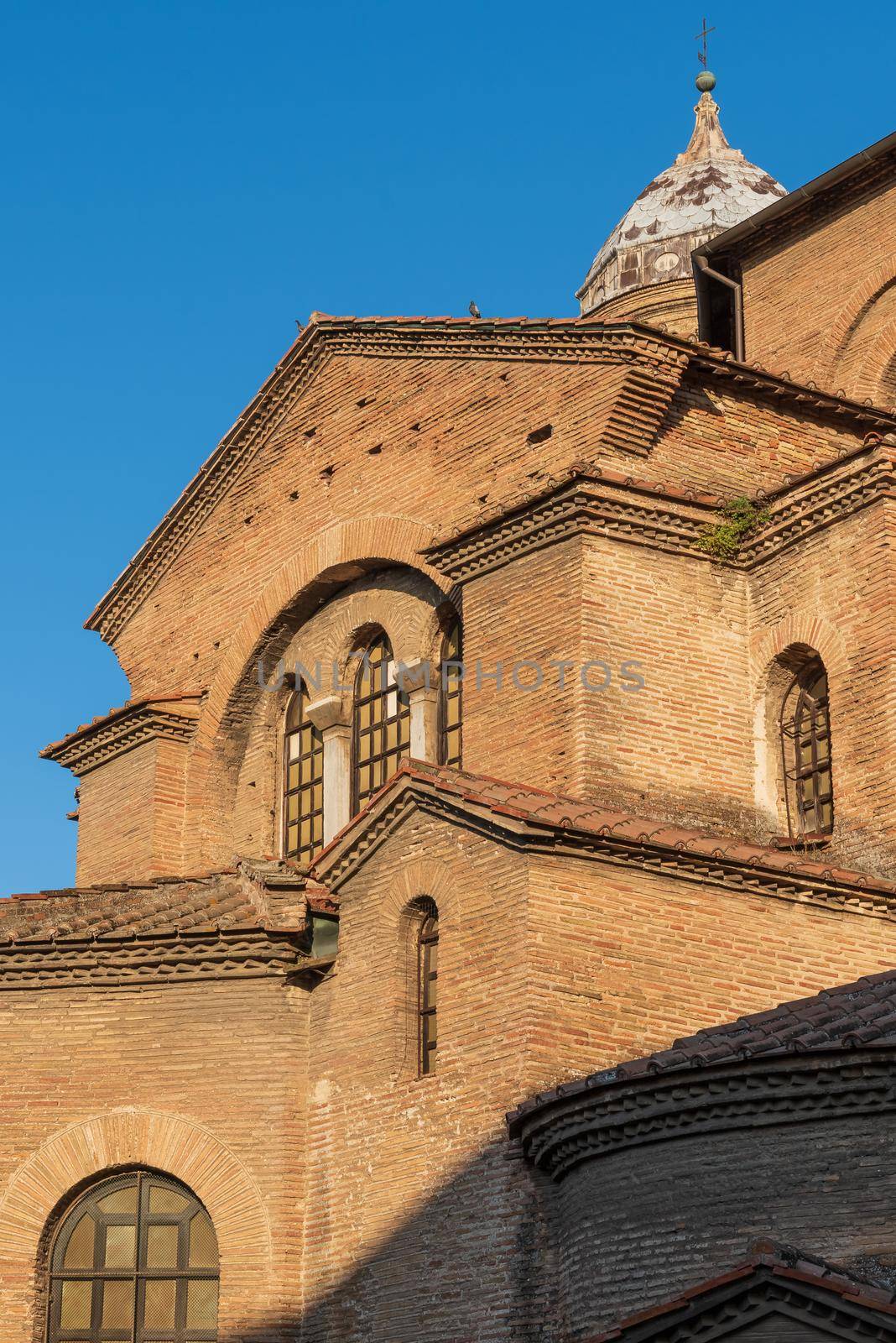 Details of Basilica di San Vitale, one of the most important examples of early Christian Byzantine art in western Europe,built in 547, Ravenna, Emilia-Romagna, Italy