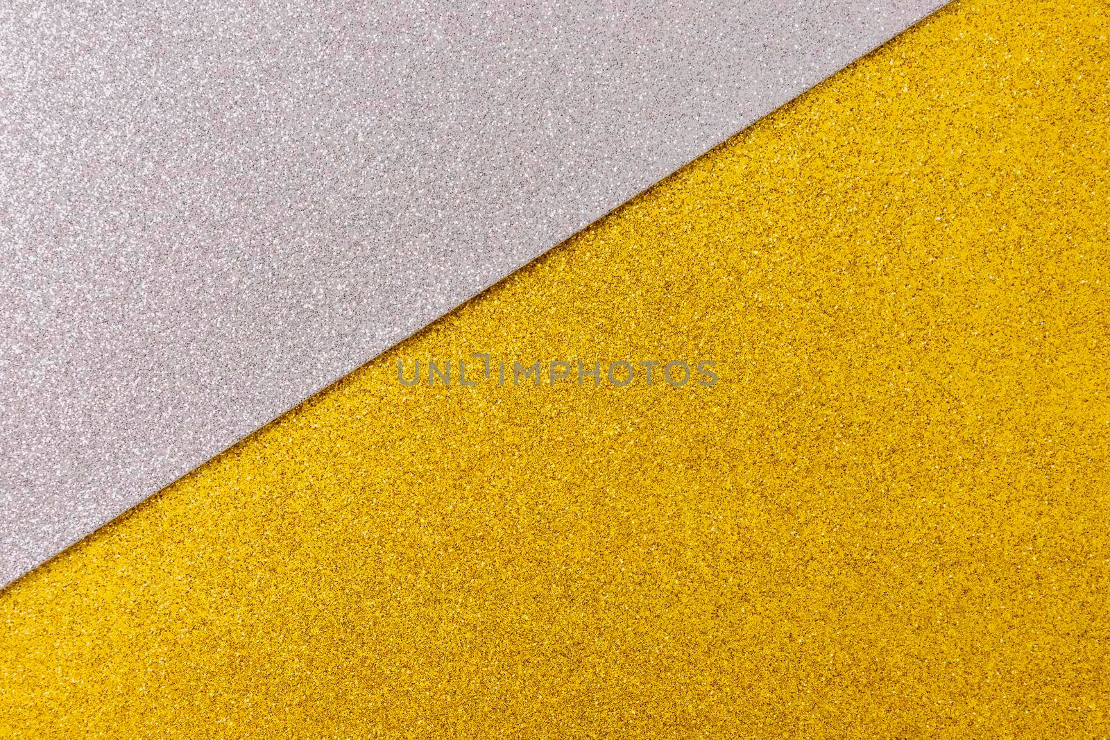 Shiny and glittering surface. Silver and gold, abstract background. Events, celebrations. Trendy backdrop for your design. Texture with glitter. by creativebird