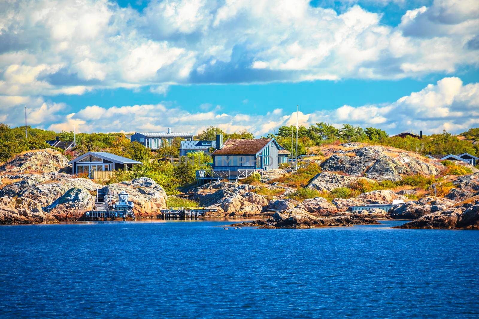 Gothenburg archipelago islands waterfront view by xbrchx