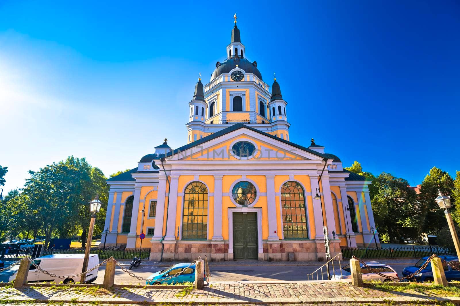 Saint Katarina Parish church in Stockholm view by xbrchx