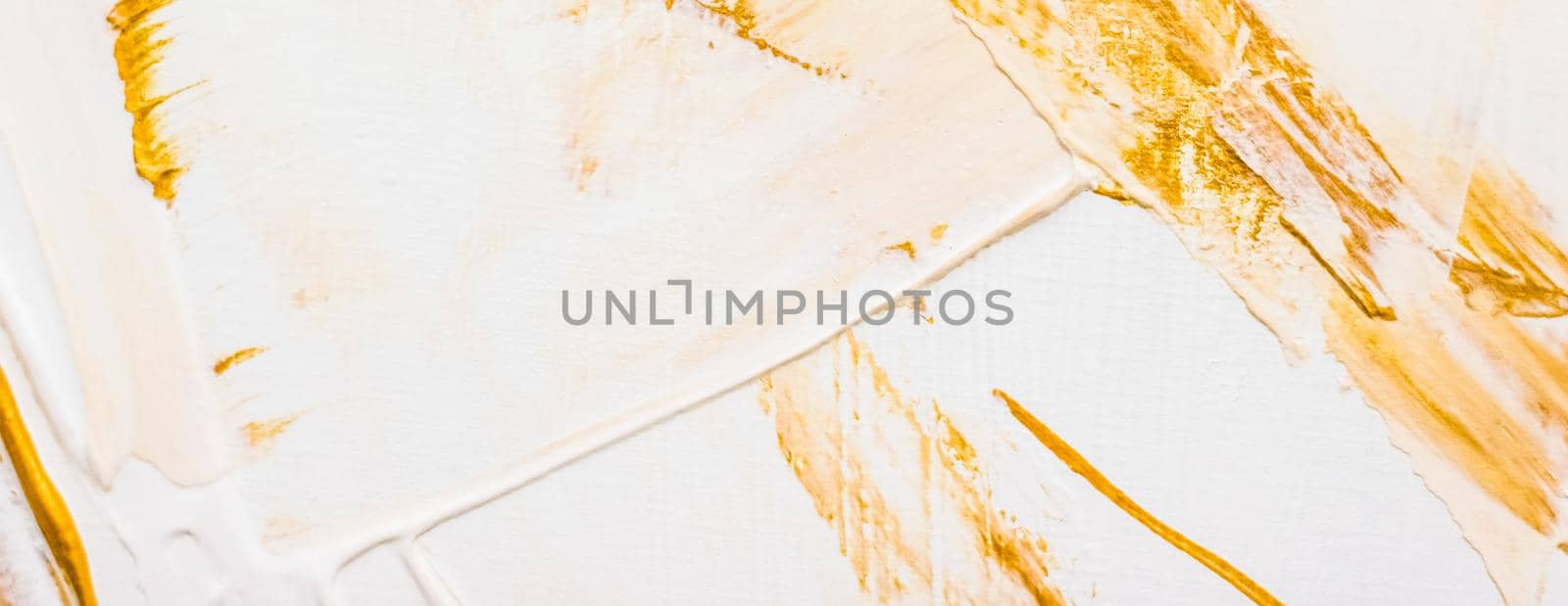 Artistic abstract texture background, golden acrylic paint brush stroke, textured ink oil splash as print backdrop for luxury holiday brand, flatlay banner design by Anneleven