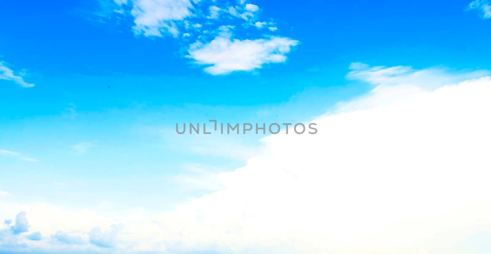 white clouds on Cloudy blue sky abstract nature  background