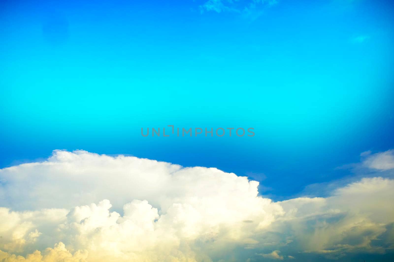 white clouds on Cloudy blue sky abstract nature  background