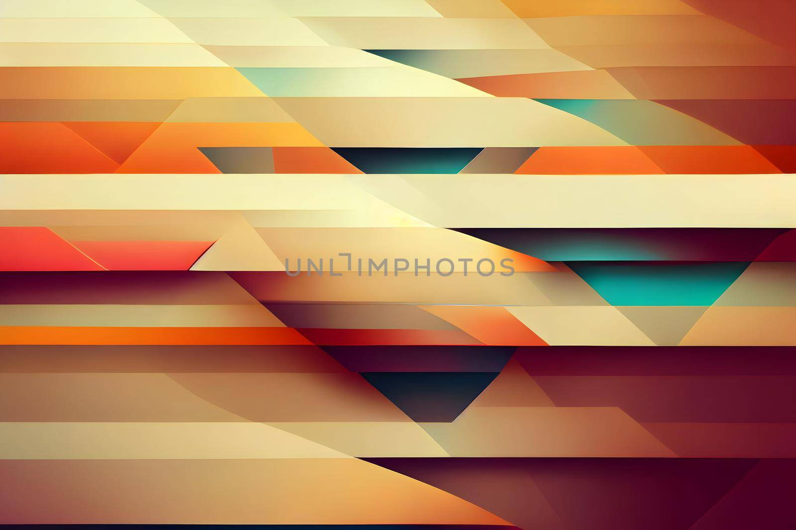 abstract flat colorful geometric background, neural network generated art by z1b