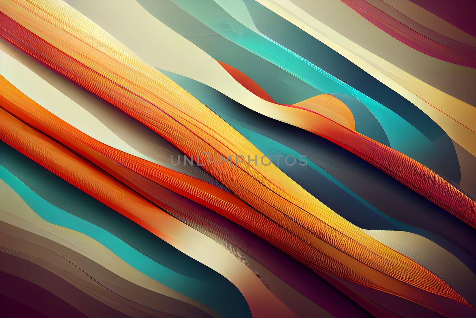 abstract flat colorful stripes geometric background, neural network generated art by z1b