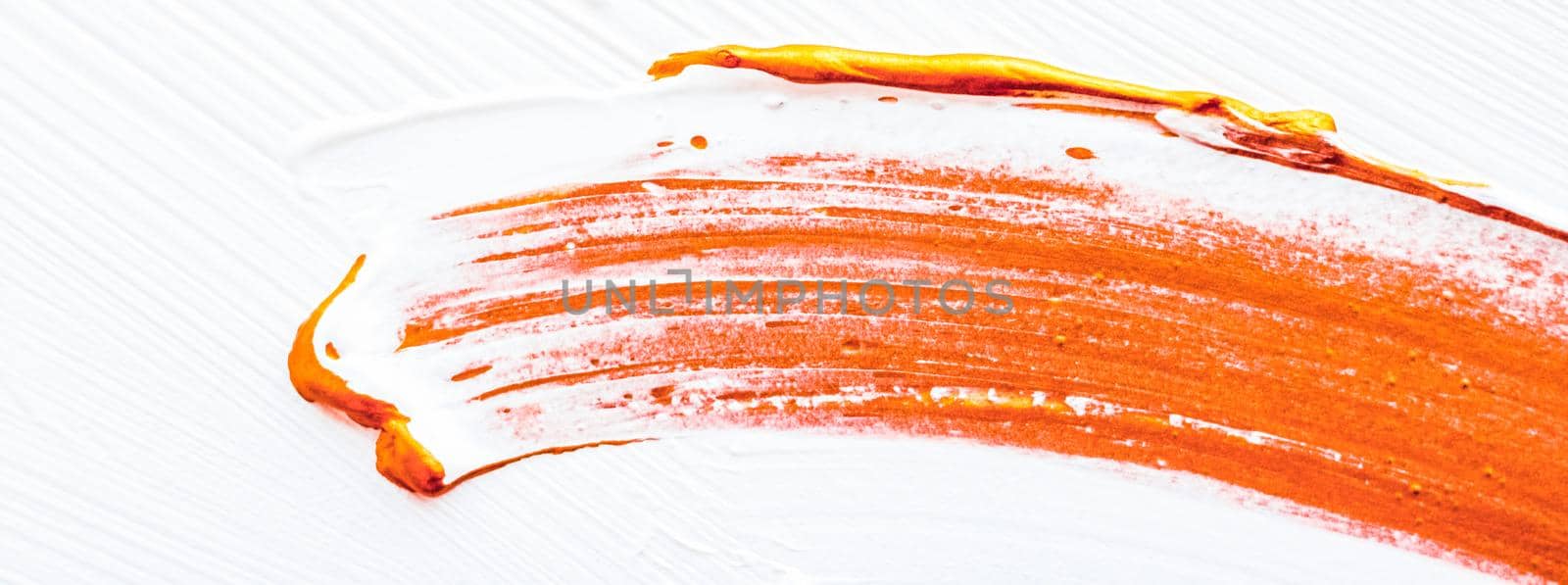 Artistic abstract texture background, orange acrylic paint brush stroke, textured ink oil splash as print backdrop for luxury holiday brand, flatlay banner design by Anneleven