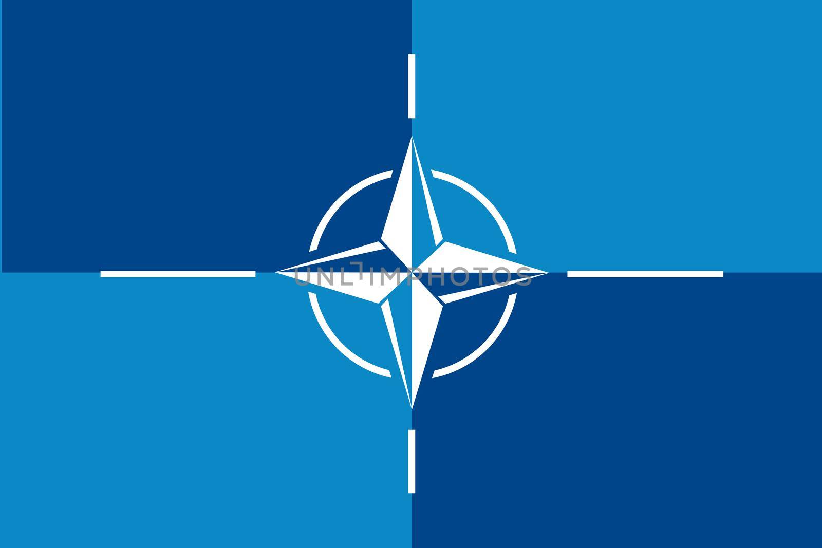 A NATO OTAN flag background illustration large file