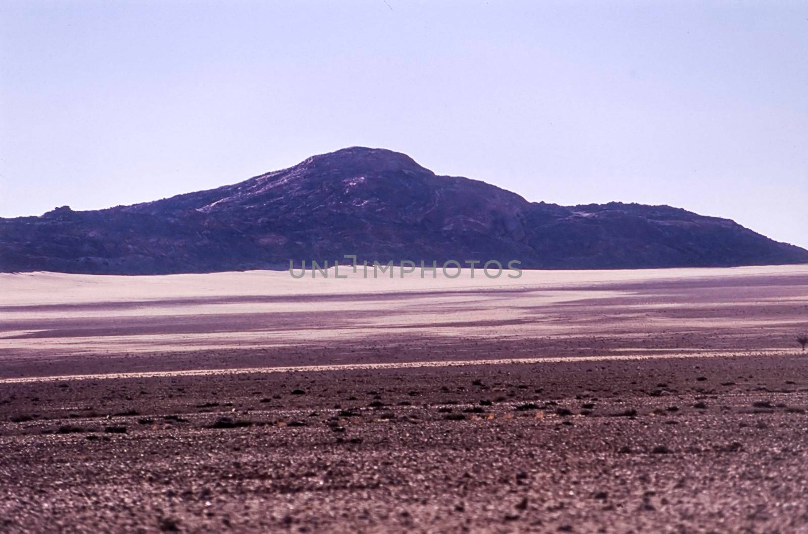 panoramic view of the kunene or kaokoland region
