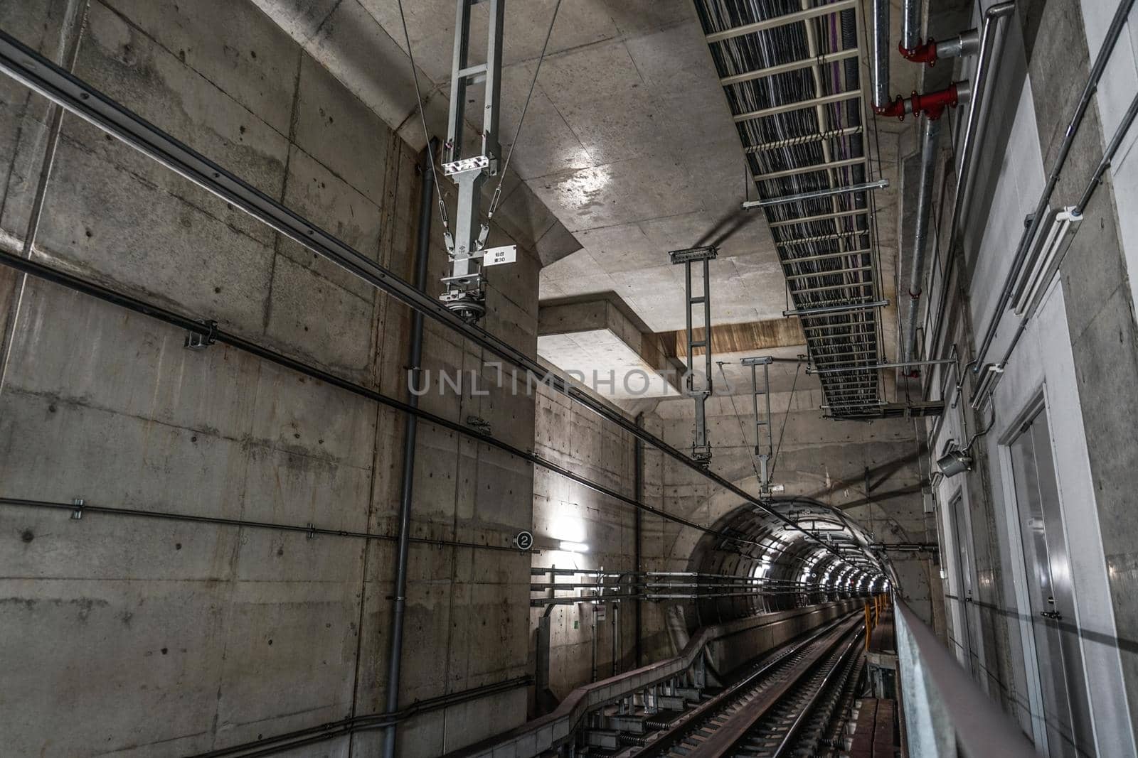 Sendai City Metro Tunnel. Shooting Location: Sendai, Miyagi Prefecture