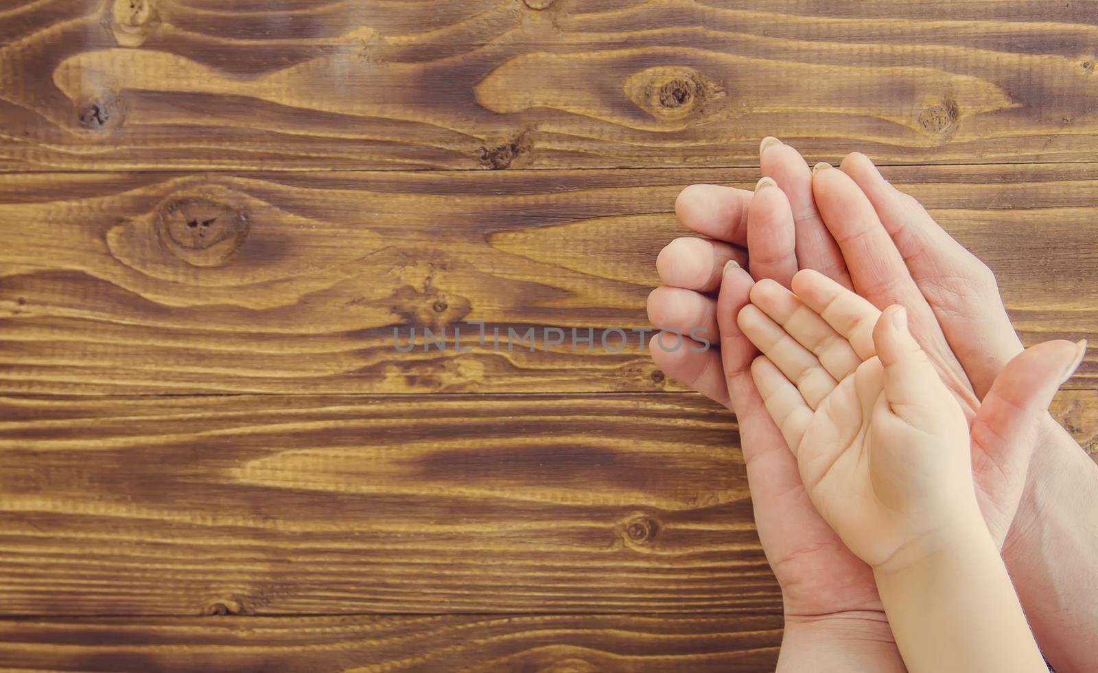 hands people. Selective focus. Family hands couple. by yanadjana