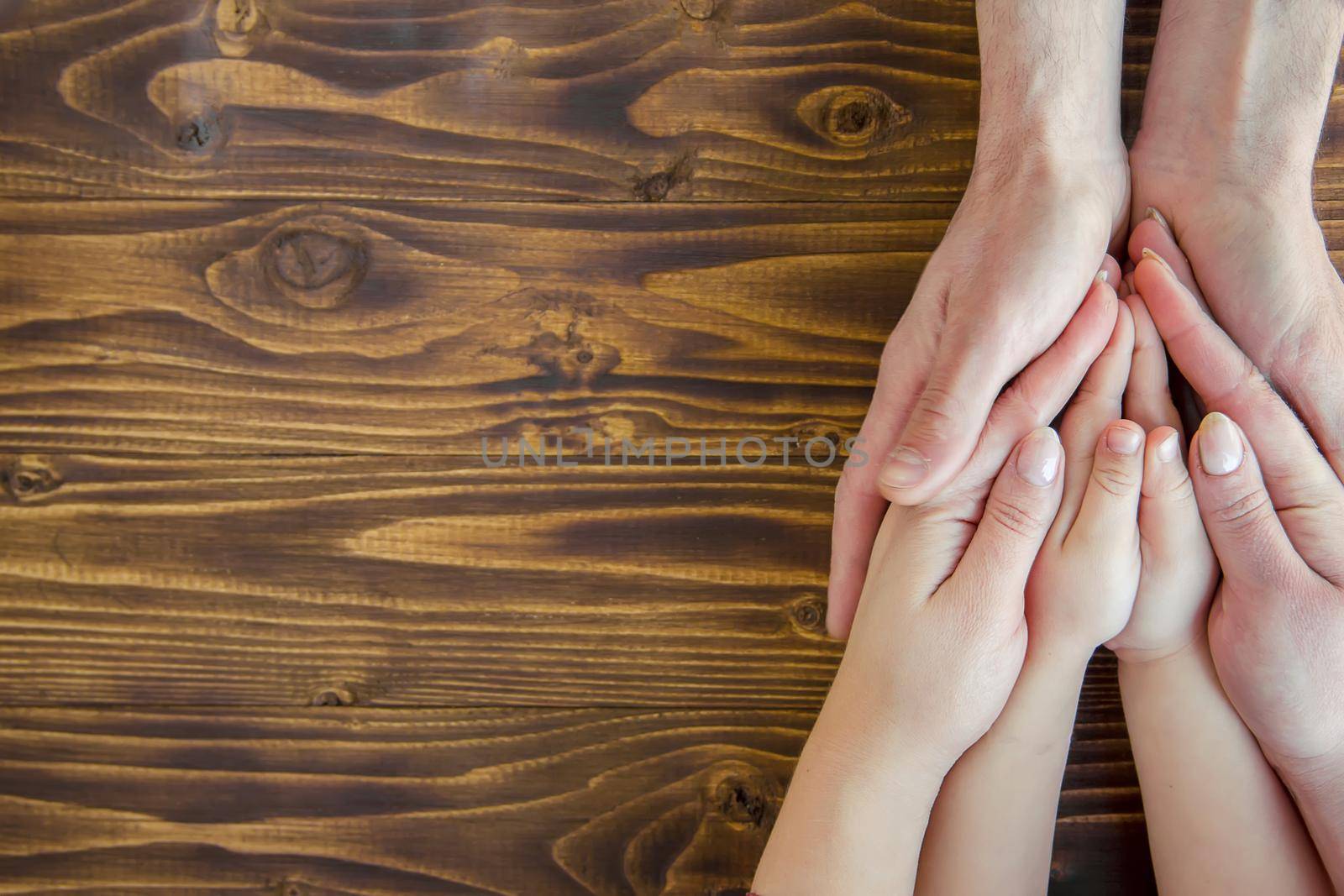 hands people. Selective focus. Family hands couple. by yanadjana