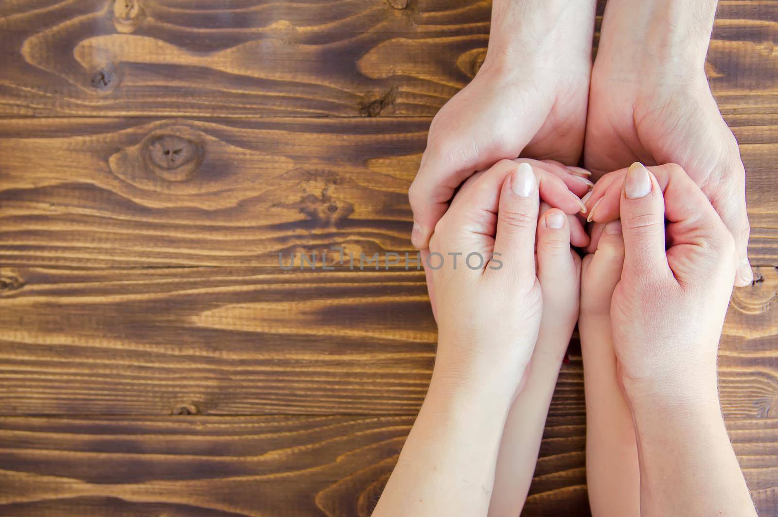 hands people. Selective focus. Family hands couple. by yanadjana