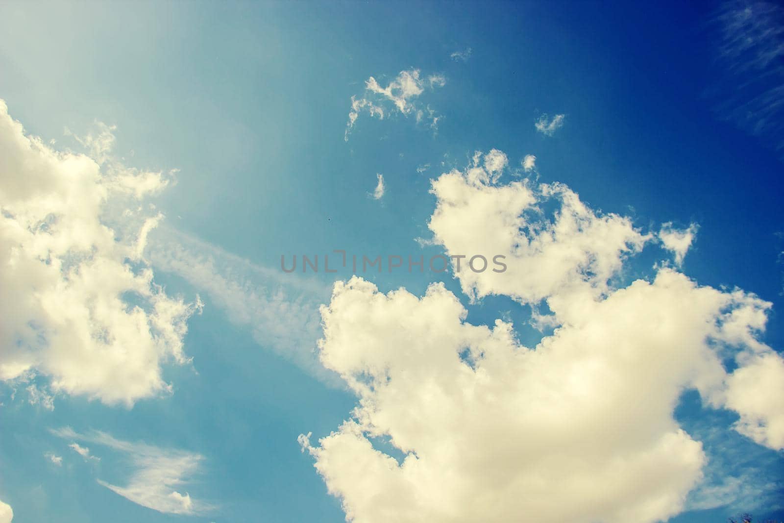 heart from a cloud in the sky. selective focus. by yanadjana
