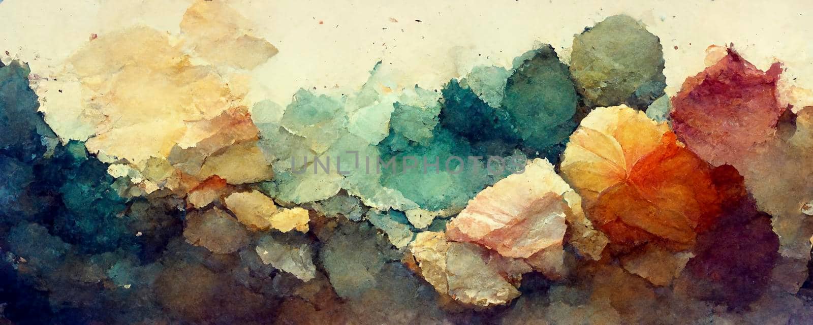 Abstract Hand painted Watercolor Colorful wet on white paper. texture for creative wallpaper or design art work