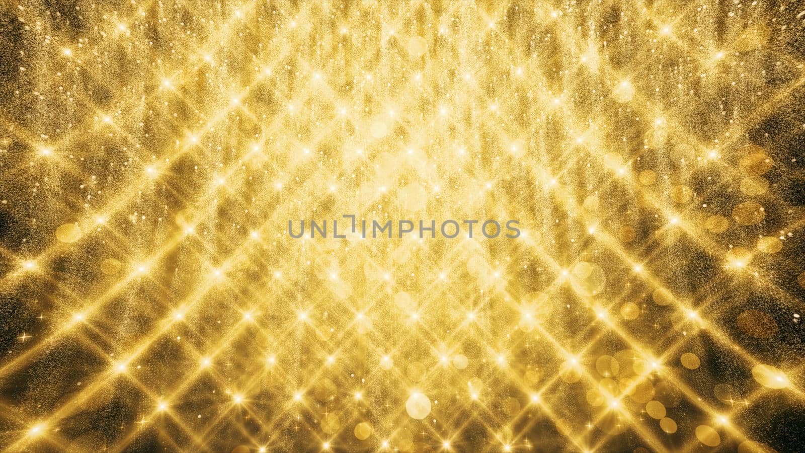 Gold Glitter And Reflection Lights by urzine