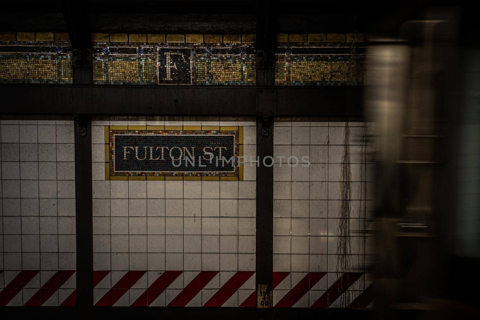 New York Subway Image. Shooting Location: New York, Manhattan