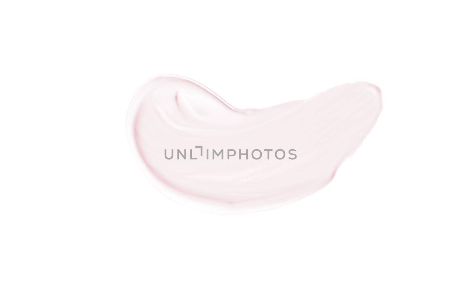 Pastel beauty swatch, skincare and makeup cosmetic product sample texture isolated on white background, make-up smudge, cream cosmetics smear or paint brush stroke closeup