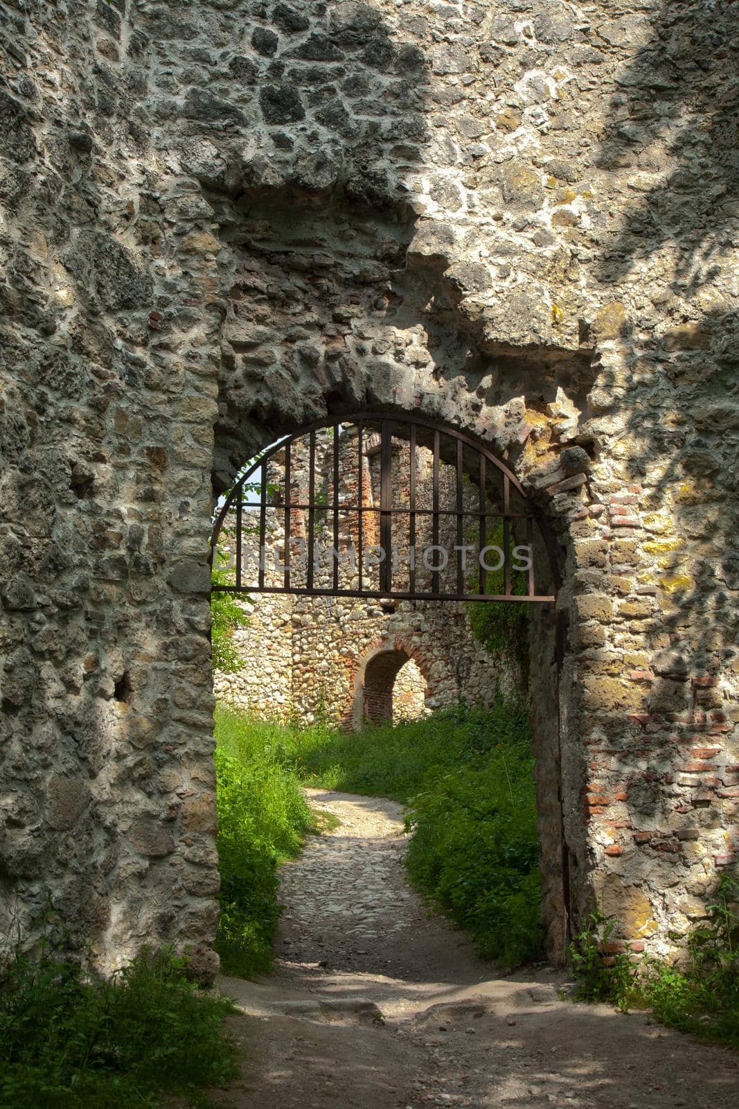 Ruins of ancient old town in Samobor, Croatia.