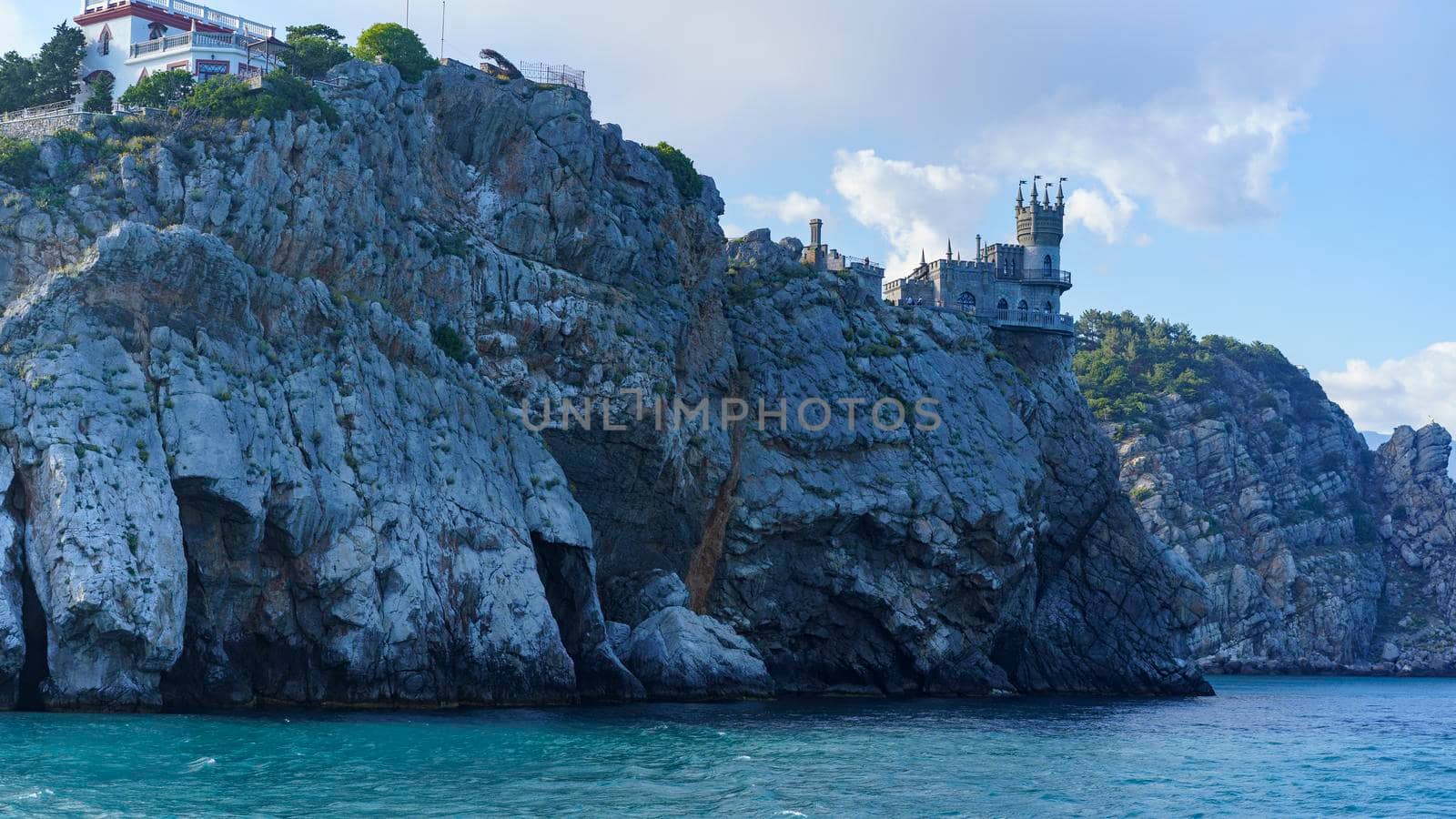 View of the Yalta coastline with a Swallow's nest