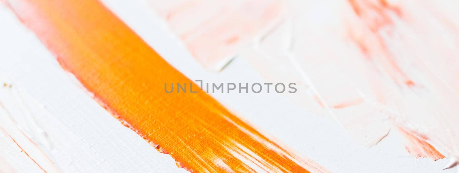Artistic abstract texture background, orange acrylic paint brush stroke, textured ink oil splash as print backdrop for luxury holiday brand, flatlay banner design by Anneleven