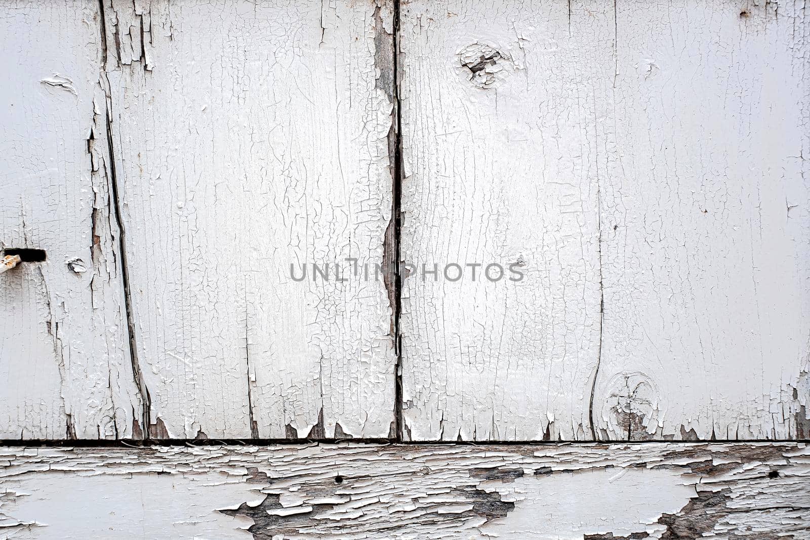 Vintage grated white wooden wall background,old texture by Annavish