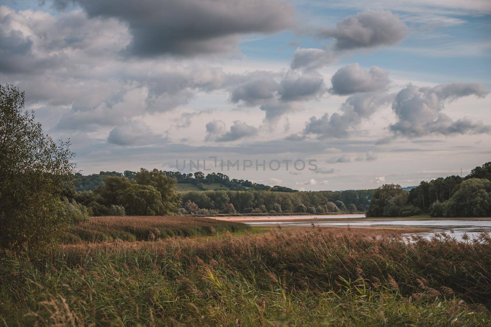 Beautiful Landscape with dramatic sky. High quality photo