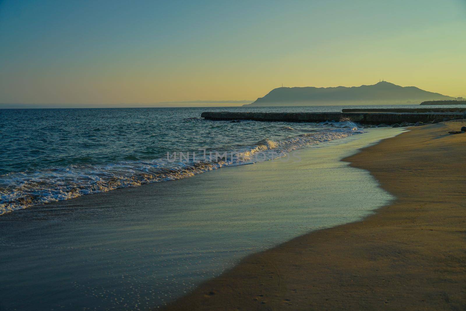 Hakodate mountain and evening view of Hakodate. Shooting Location: Hokkaido Hakodate City