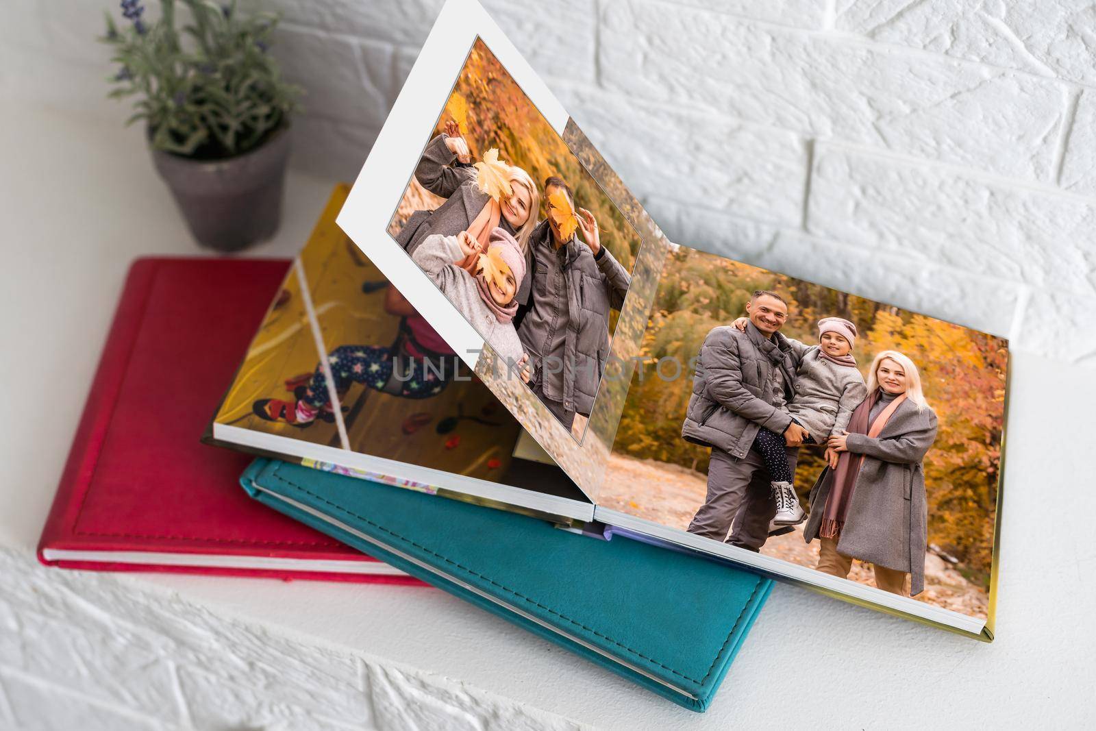 family photo book from autumn shooting