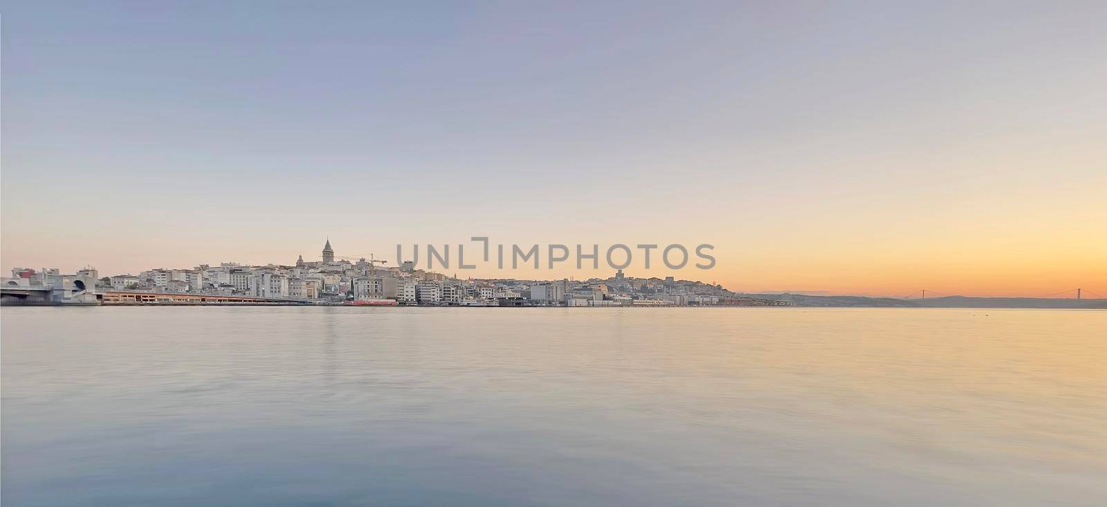 istanbul the dream city. Landscape and cityscape from istanbul old city in early morning time