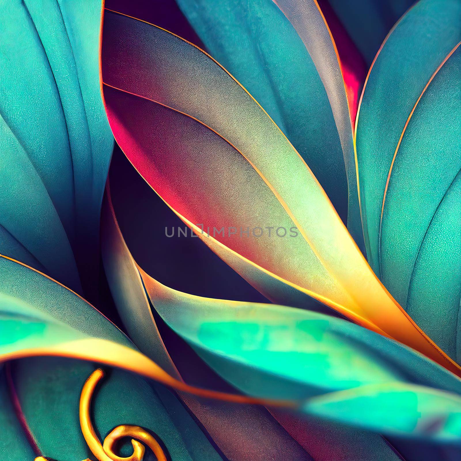 Lucky charm square banner background of 3D render, suitable for social media post and web internet ads.