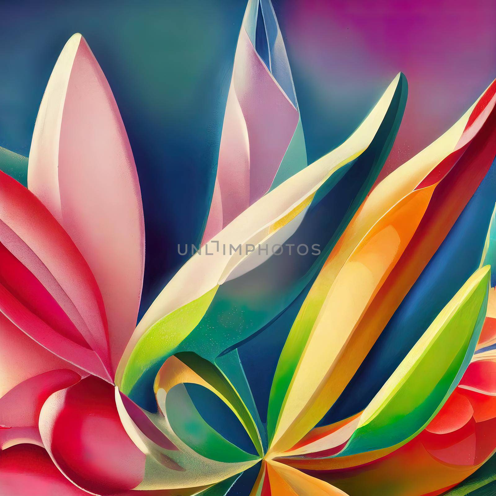 Lucky charm square banner background of 3D render, suitable for social media post and web internet ads.