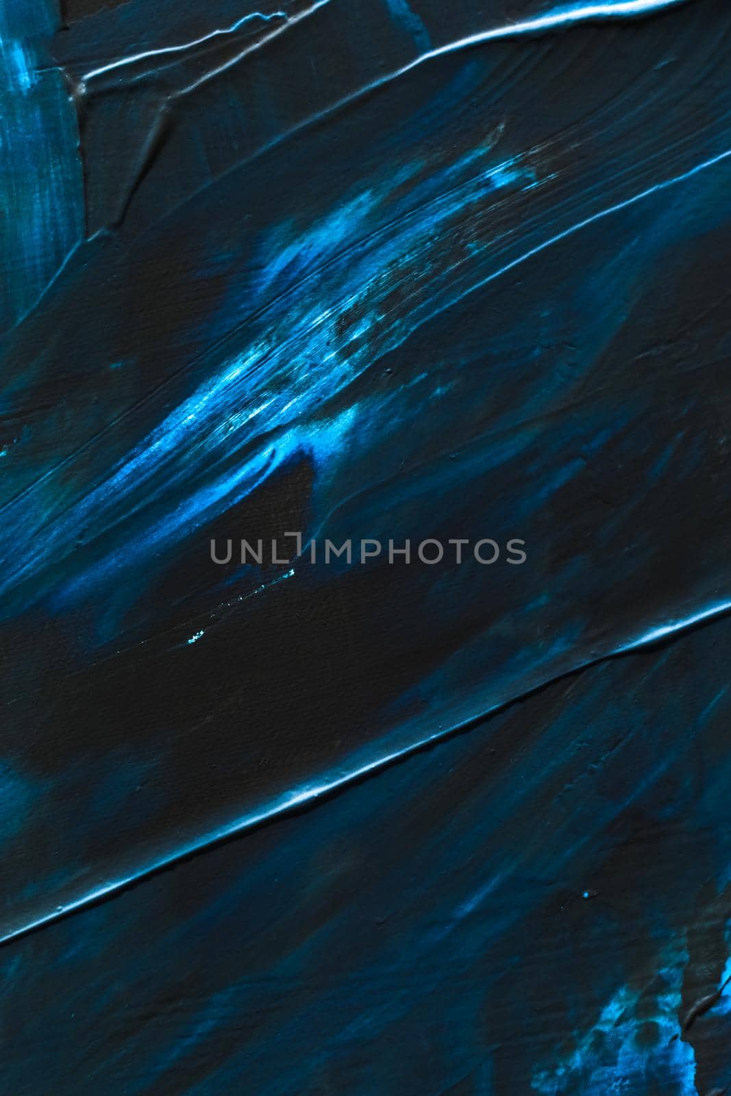 Artistic abstract texture background, blue acrylic paint brush stroke, textured ink oil splash as print backdrop for luxury holiday brand, flatlay banner design by Anneleven