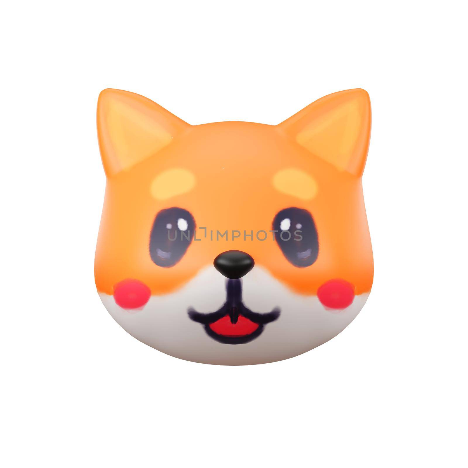 3d avatar profile dog corgi