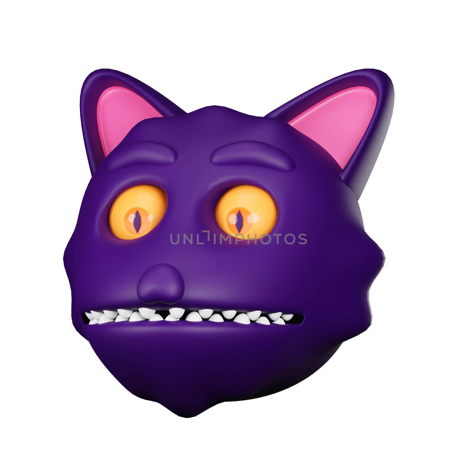 3d rendering of werewolf halloween icon by Rahmat_Djayusman