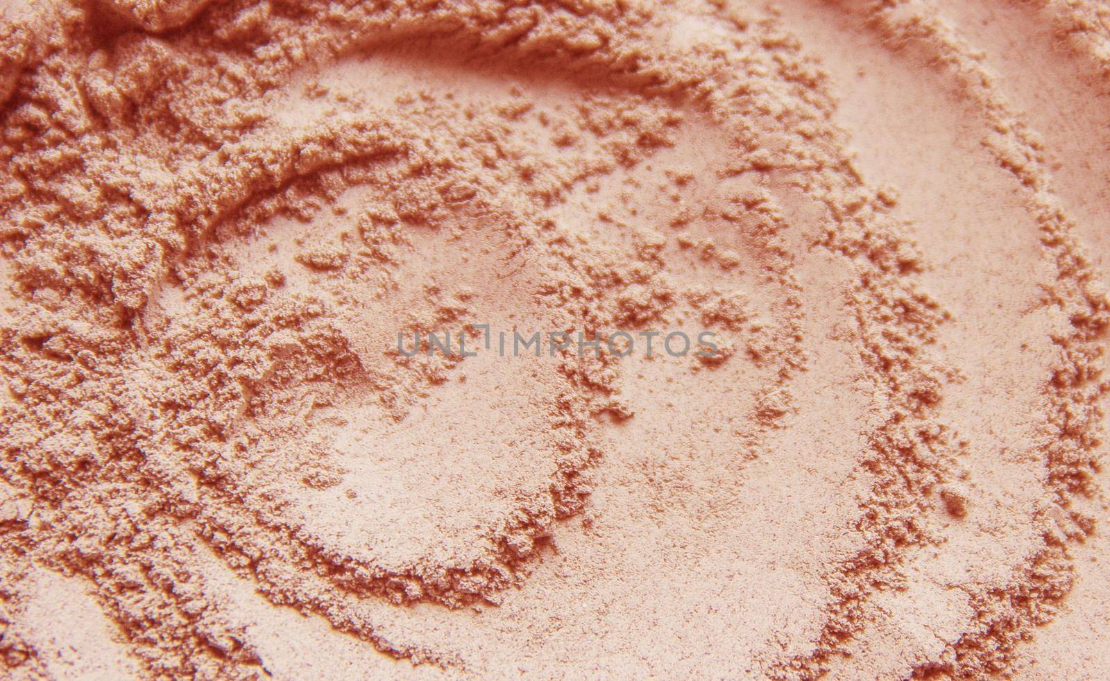 dry mask of clay powder. Selective focus. by yanadjana