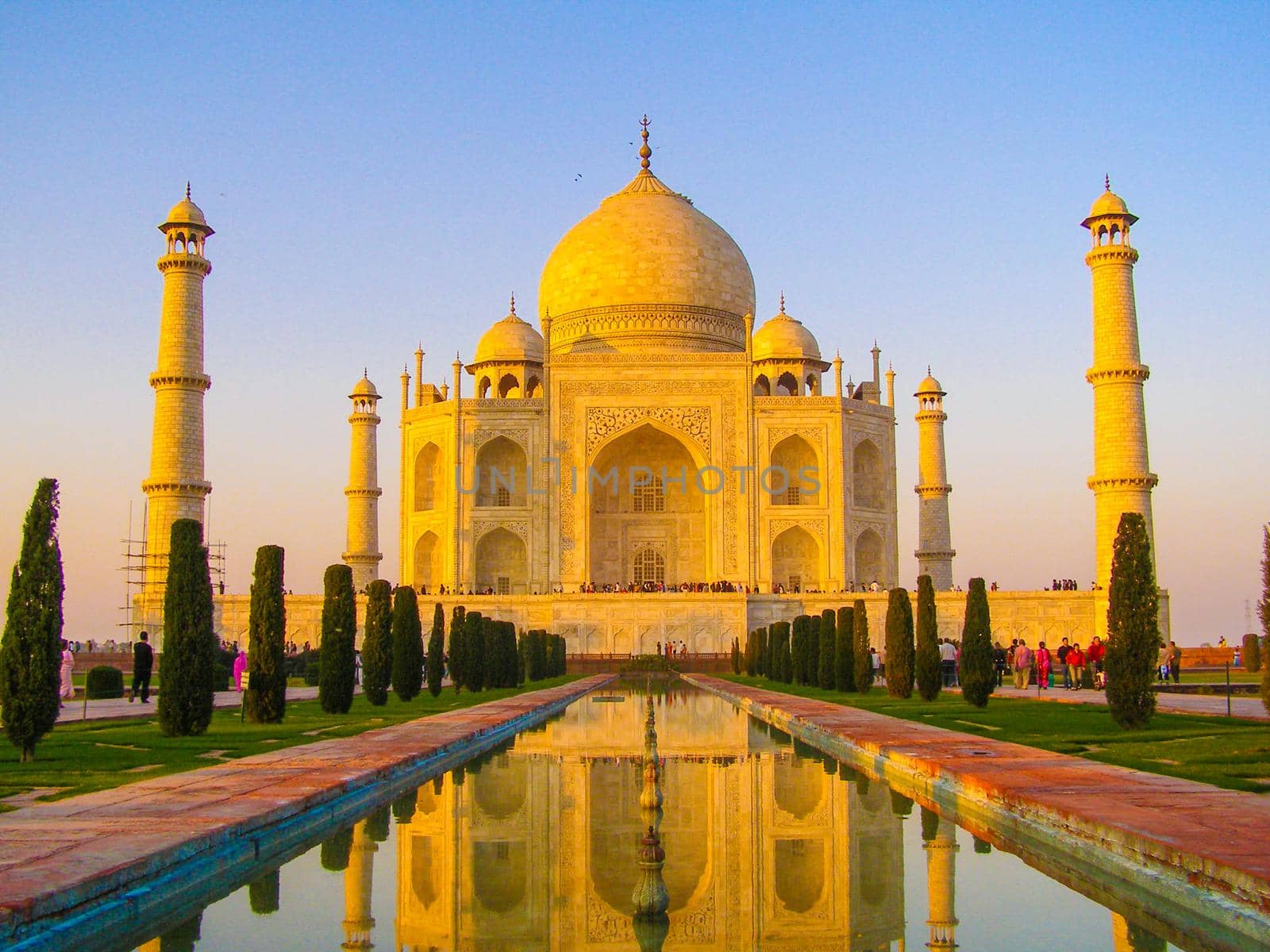 Image of Tajimaharu (India Agra). Shooting Location: India