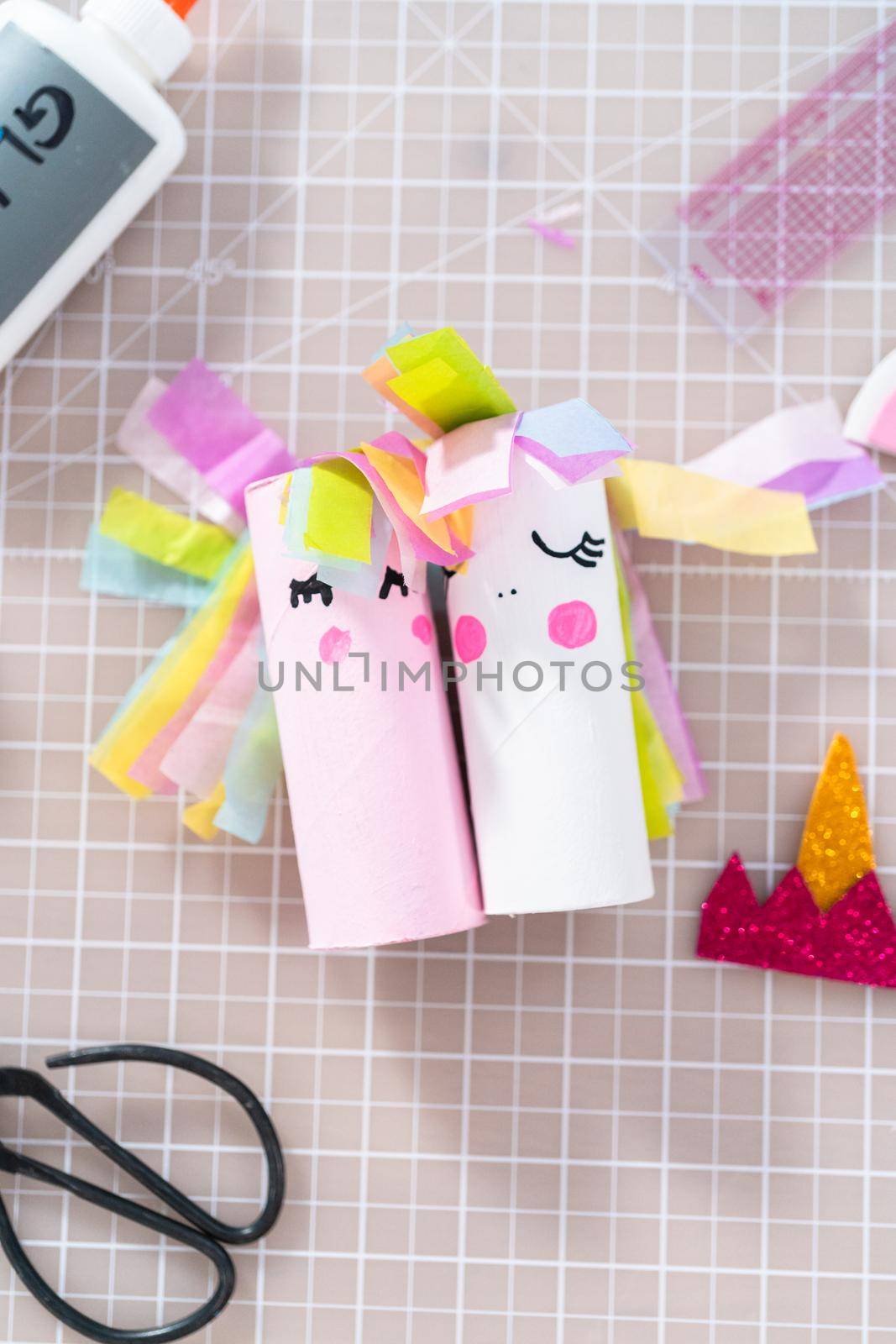 Toilet paper roll crafts unicorn by arinahabich