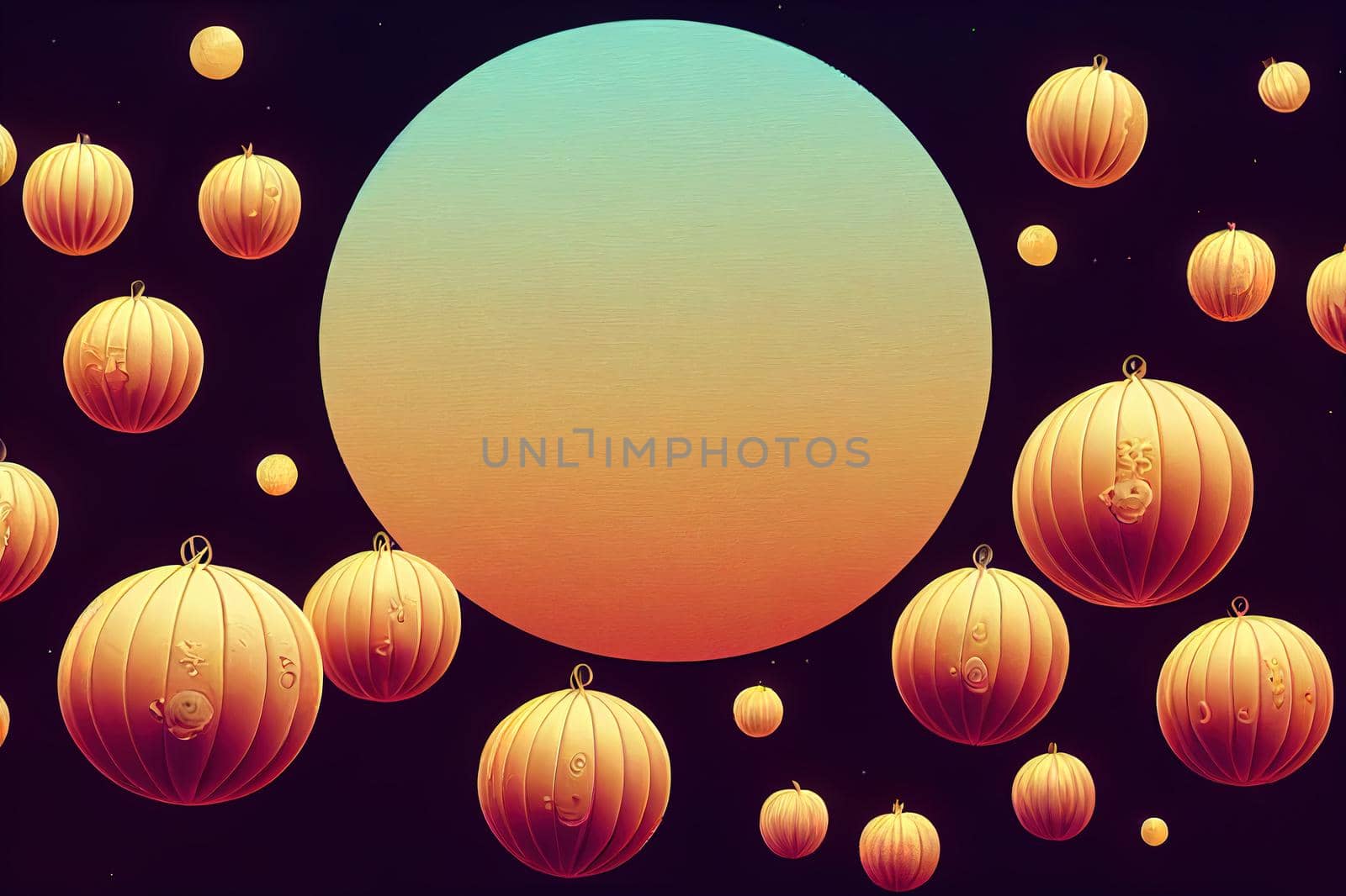 Mid Autumn Festival.The image contains rabbits, mooncakes.3d illustration.