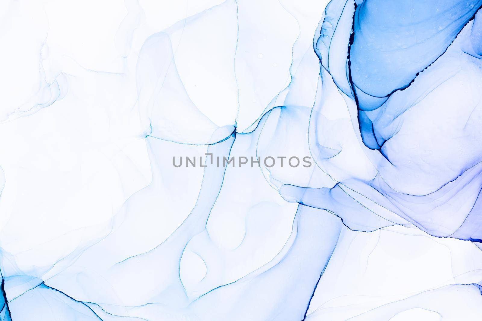 Marble ink abstract art from exquisite original painting for abstract background . Painting was painted on high quality paper texture to create smooth marble background pattern of ombre alcohol ink .