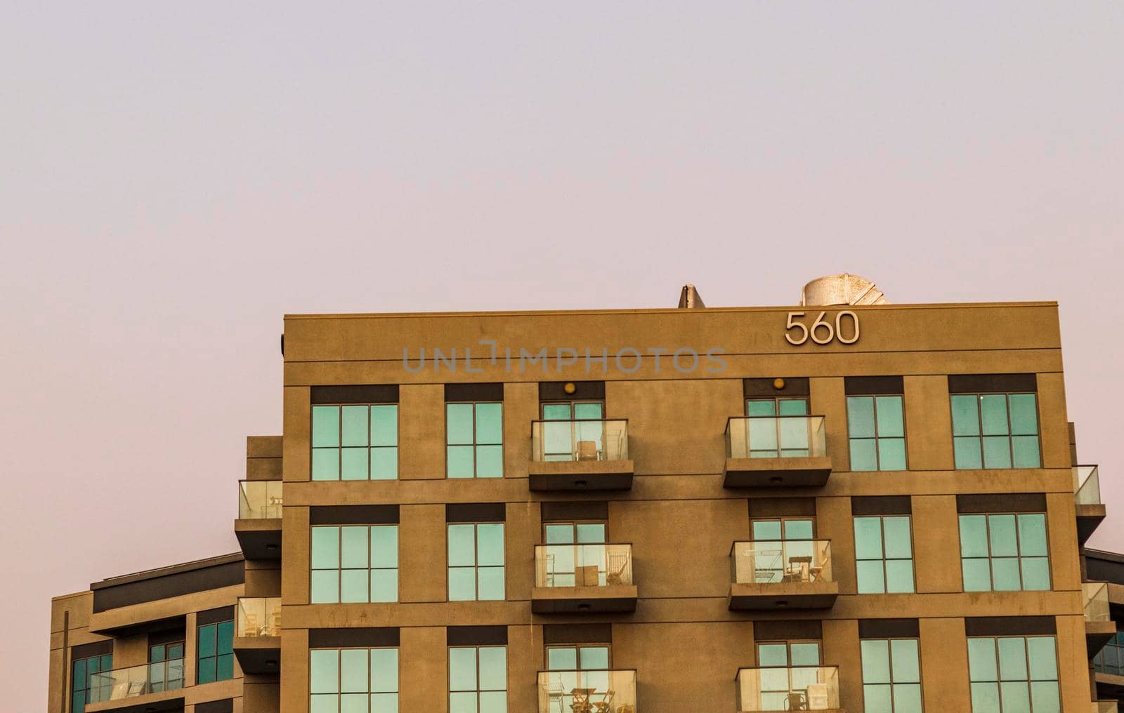 Shot of a facade of a building