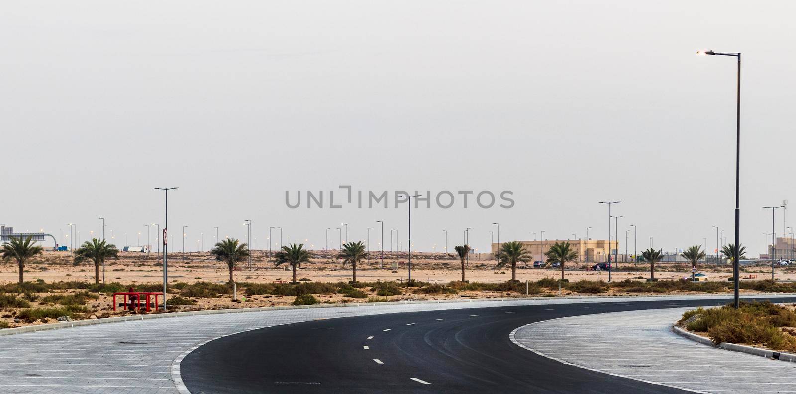 Concept shot of an empty road