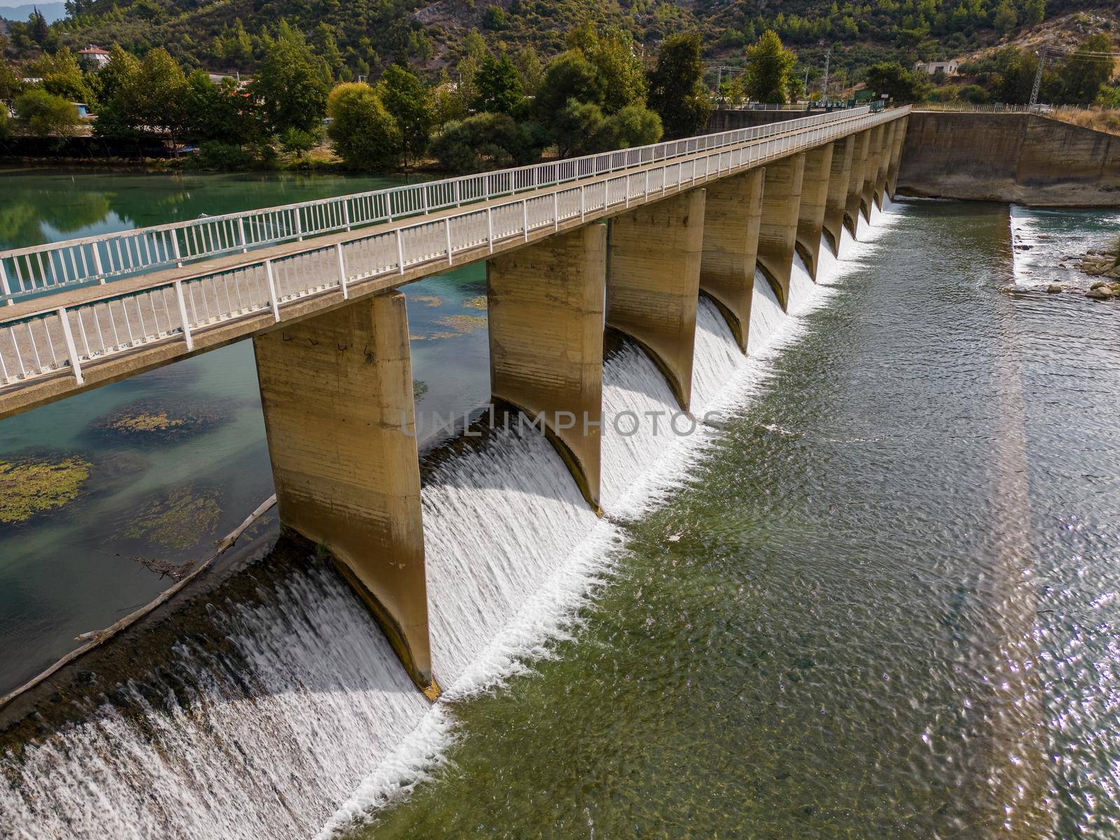water released from hydroelectric power station