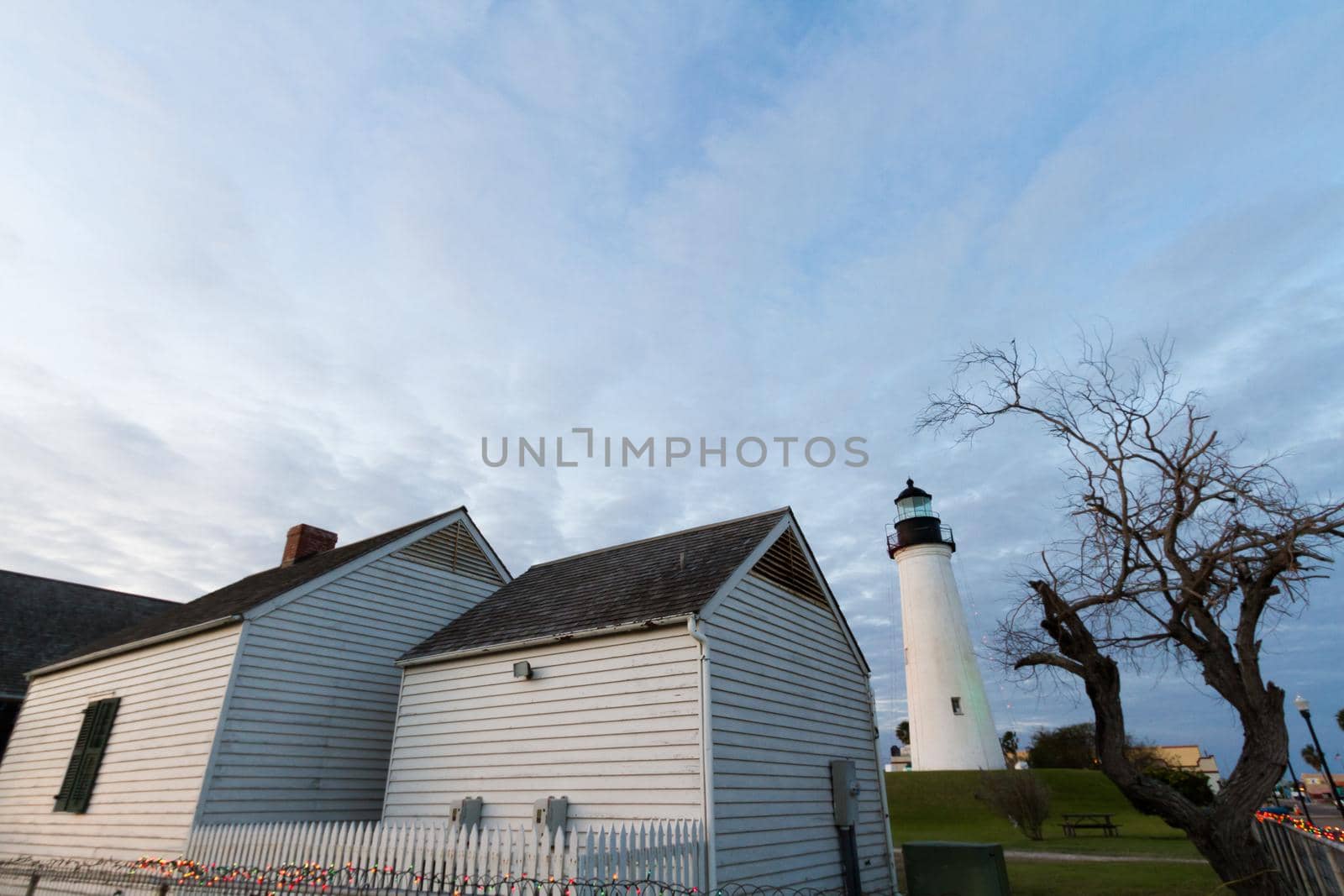 Port Isabel Lighthouse near South Parde Island, TX.