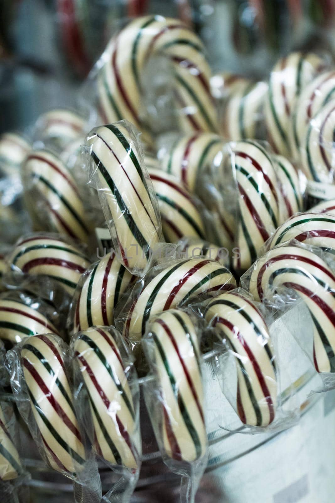 Gourmet hard candies for Christmas holidays.