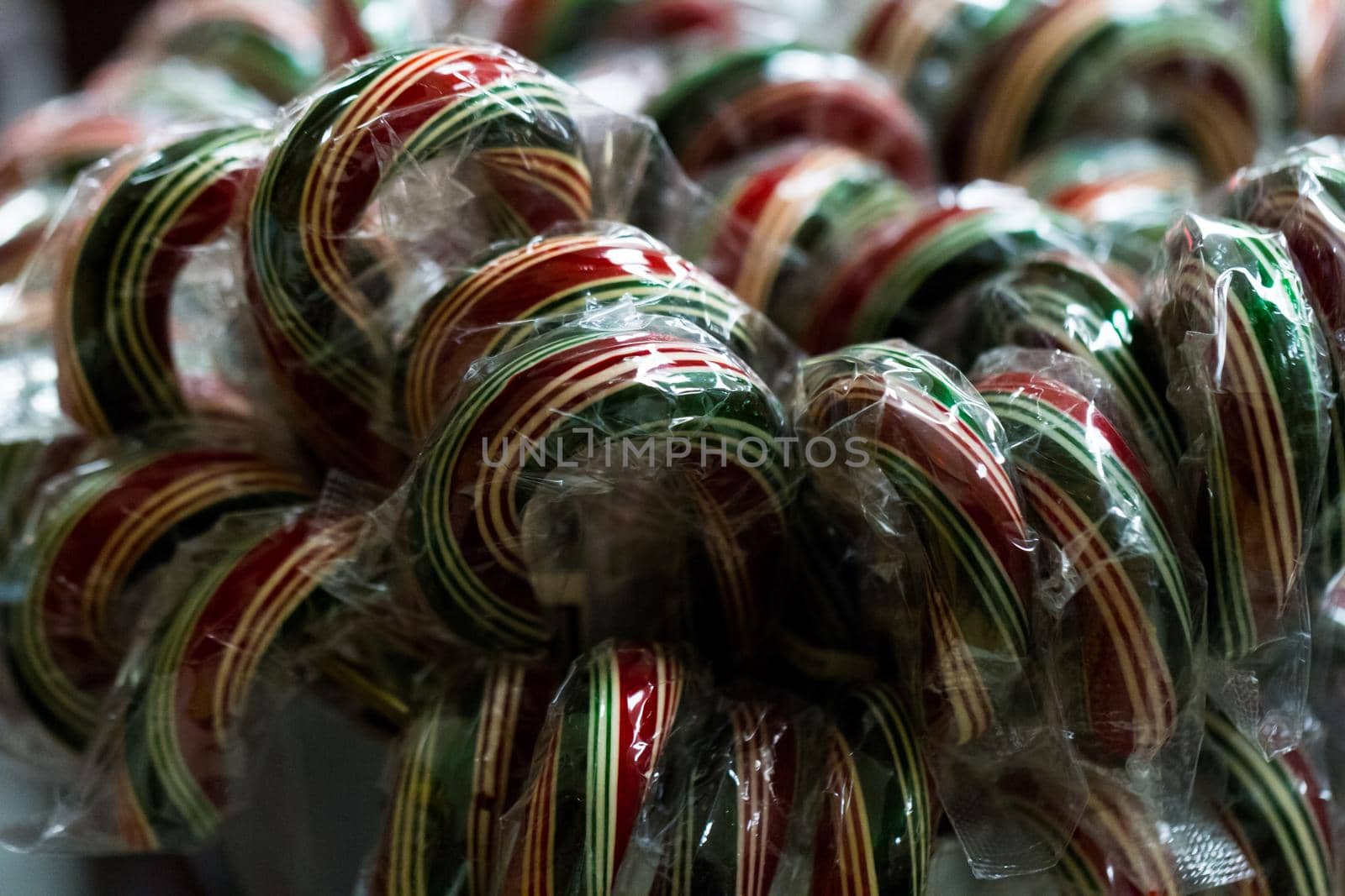 Gourmet hard candies for Christmas holidays.