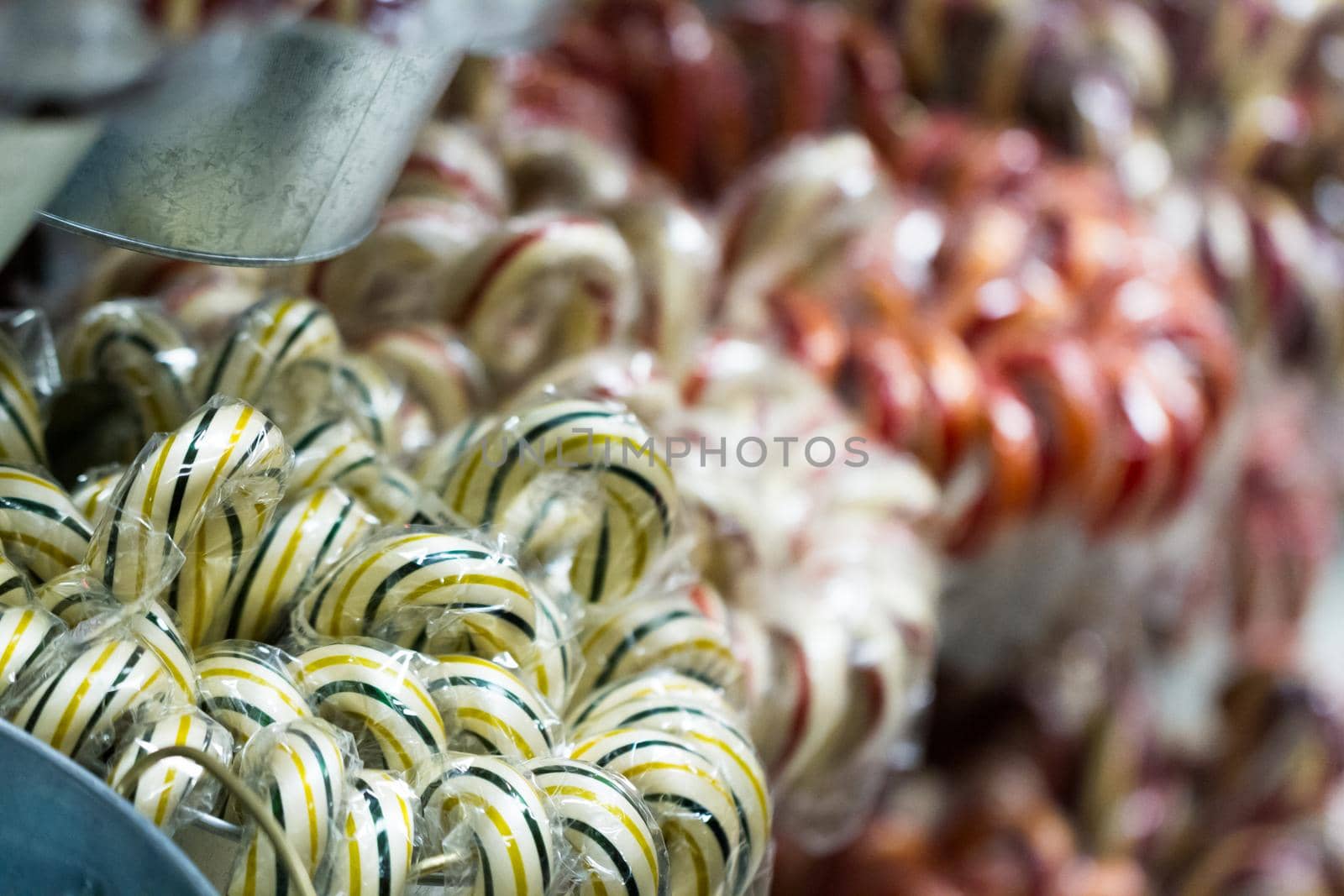 Gourmet hard candies for Christmas holidays.